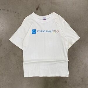 Vintage 2004 Athens Olympics Joy Athletics T-Shirt Size L